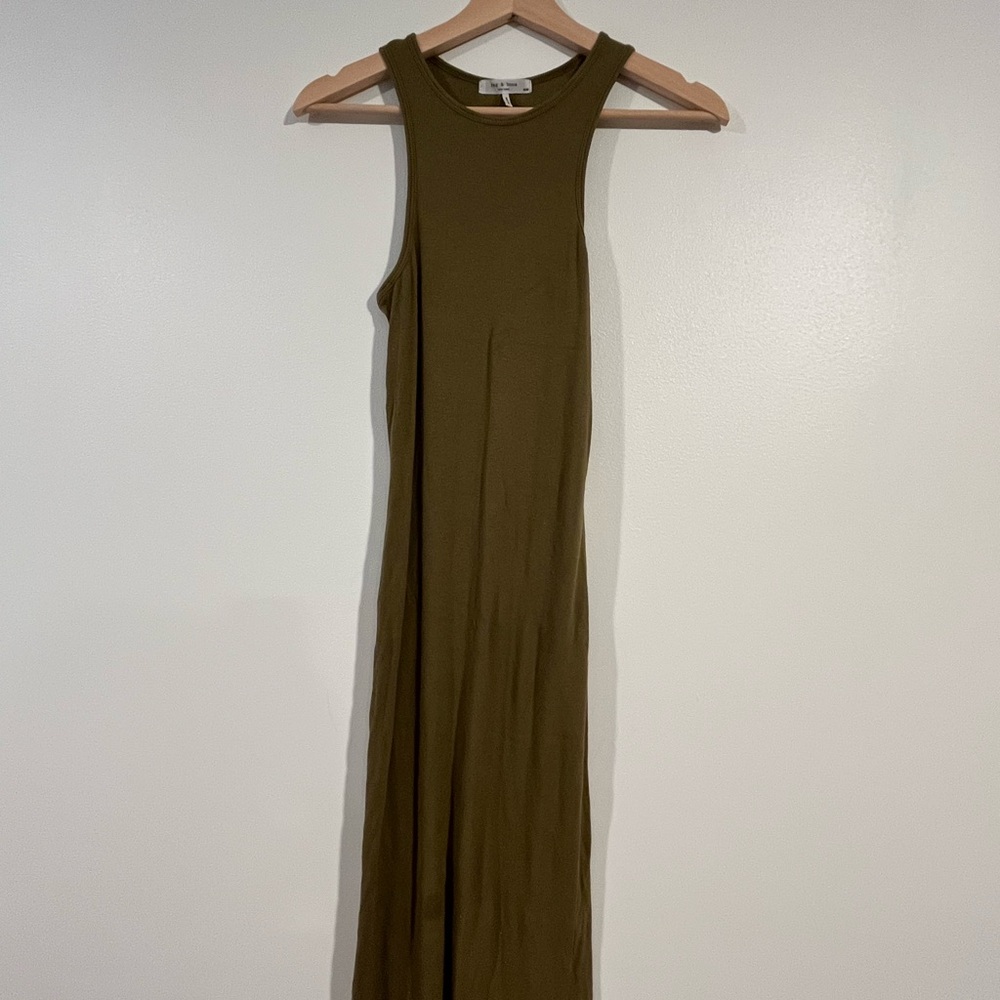 NWOT rag & bone Olive Sleeveless Maxi Dress